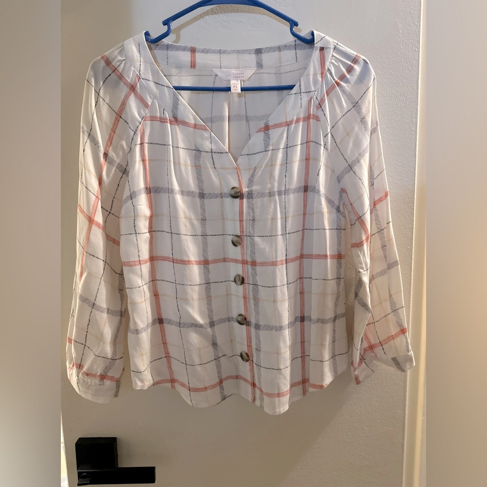 Cute 3/4 sleeve button down